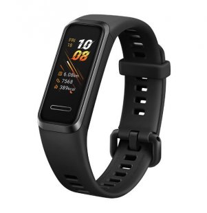 Wholesale USB Charge TFT Color Screen 91mAh Battery Fitness Bracelet black Huawei Band 4 Smart Watch Heart Rate Health Monitor