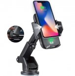 Wholesale Air Vent Car Mount 10W Fast Charging Holder for Phone black Automatic Infrared QI Wireless Charger