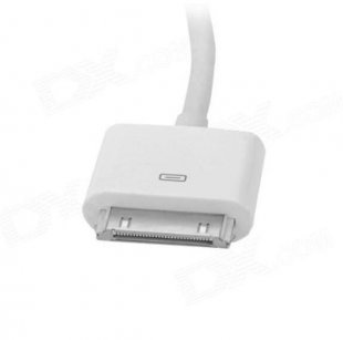 Wholesale For iPhone Ipad Itouch- White 1080P 30 Pin Dock Male to HDMI Male Adapter Cable