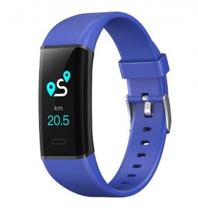 Wholesale Bluetooth Step-counting Heart Rate and Blood Pressure Monitoring Blue Smart Bracelet MK05 Sports Health Bracelet