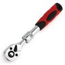 Wholesale Flexible Ratchet Wrench 1/4" Allen Key Length Telescopic Socket Wrench 72 Teeth Ratchet Spanner Wrench Hand Tools