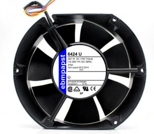 Wholesale Ebmpapst 6424U 24V 17W 2wires Cooling Fan