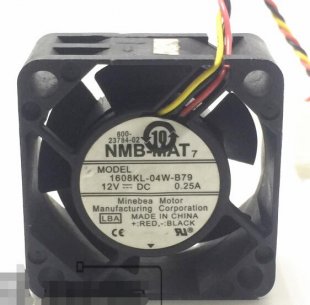 Wholesale NMB 1608KL-04W-B79 12V 0.25A 3wires Cooling Fan