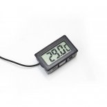 Mini LCD Digital Thermometer Fridge Freezer Thermometer for Fish Tank Aquarium black