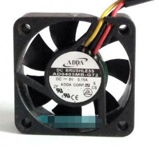 Wholesale ADDA 4010 AD0405MB-G72 5V 0.15A 3Wire Server Fan,Cooling Fan