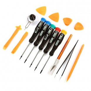 wholesale 15 in 1 Mobile Phone Repair Tools Kit Spudger Pry Opening Tool Screwdriver Set for iPhone iPad Samsung Cell Phone Hand Tools Set