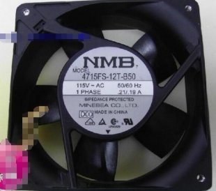 Wholesale NMB 12038 4715FS-12T-B50 : 115V 0.21/0.19A cooling fan