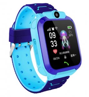 Wholesale Waterproof LBS Smartwatch Kids Positioning Call 2G SIM Card Remote Locator Watch blue Children Smart Watch Phone