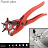 Wholesale 6-Hole Size Sewing Belt Hole Drilling Pliers Hook Clamp 2 / 2.5 / 3 / 3.5 / 4 / 4.5mm Perforation Size Punching Pliers for Drilling