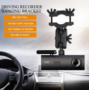 Wholesale for Xiaomi DVR 70 Minutes Wifi Cam Mount 360 Degree Rotating Support Holder Car Rearview Mirror Driving Recorder Bracket Holder