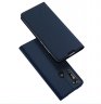 Wholesale Power Leather Mobile Phone Cover Magnetic Protective Case Bracket with Cards Slot Royal blue_Moto G8 Power DUX DUCIS For Moto G8/G8