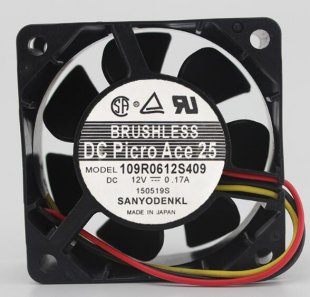 Wholesale Cooling Fan Sanyo 109R0612S409 12V 0.17A 3wires